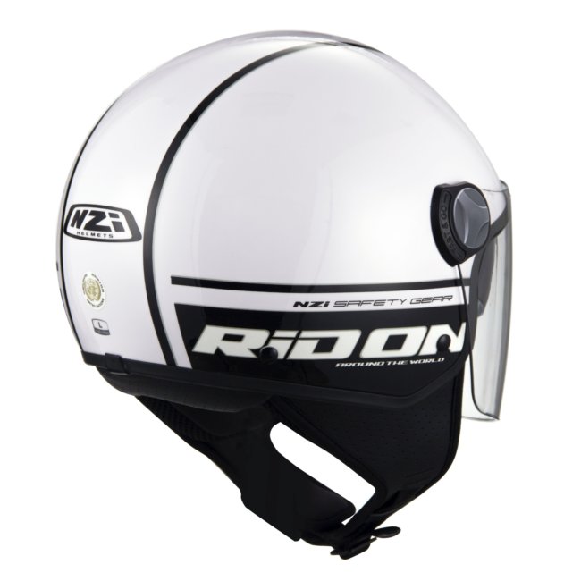 Cascos › Jet Casco Moto Jet NZI Capital 2 Duo blanconegro L Cascos › Jet Casco Moto Jet NZI Capital 2 Duo blanconegro L