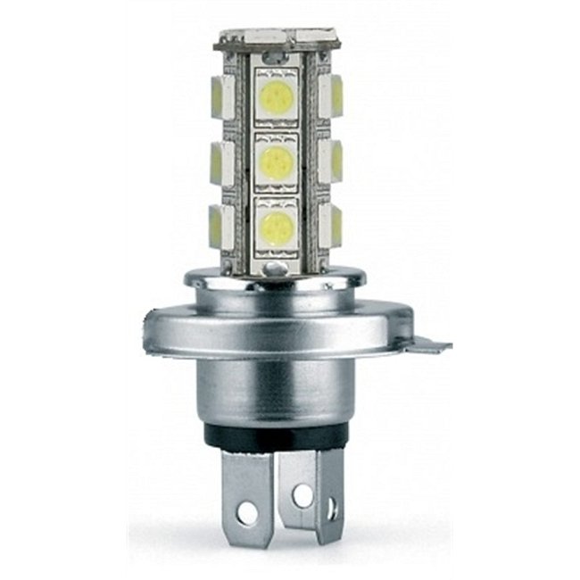 Ampoules Halogènes Simoni Racing H4 - Plasma Blanc 4300K, 12V/60-55W - Pour Meilleure Visibilité, Universelles