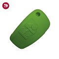 Funda de mando AUDI verde 3 botones