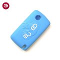 Funda de mando CITROEN-PEUGEOT azul 2 botones