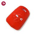Funda de mando OPEL 2 botones rojo