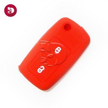 Funda de mando VW SEAT SKODA 2 botones rojo