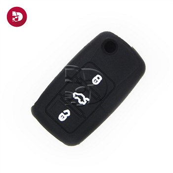 Funda de mando VW-SEAT-SKODA negro 3 botones